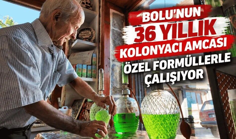 36 yıldır, el emeğiyle kolonya üretiyor!