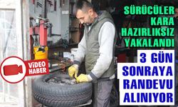 BOLU’DA, SÜRÜCÜLER KARA HAZIRLIKSIZ YAKALANDI