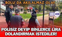YAŞLI ÇİFT DOLANDIRILMAKTAN SON ANDA KURTULDU