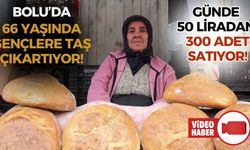 SOĞUK HAVAYA VE YAŞINA RAĞMEN “EKMEK PARASI” KAZANIYOR