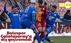 Boluspor, Galatasaray'a Diş Geçiremedi