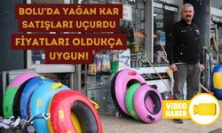 BOLU’DA YAĞAN KAR SATIŞLARI UÇURDU