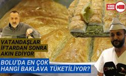 BOLU’DA MEKİK BAKLAVA RAMAZAN AYININ VAZGEÇİLMEZİ OLDU