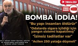 BOLU'DAKİ O HASTANENİN MİMARINDAN ÇARPICI İDDİALAR: "BU YAPI İNSANLARI ÖLDÜRÜR"