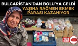 YAŞINA ALDIRIŞ ETMEDEN SOKAKTA EKMEK PARASI KAZANIYOR