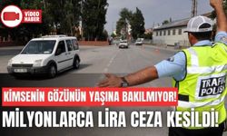 BOLU'DA KURALLARA UYMAYAN SÜRÜCÜLERE MİLYONLARCA LİRA CEZA KESİLDİ