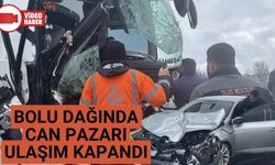 BOLU DAĞI GEÇİŞİNDE ZİNCİRLEME KAZA
