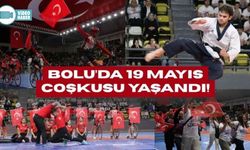 BOLU’DAKİ 19 MAYIS GÖSTERİLERİ RENKLİ GÖRÜNTÜLERE SAHNE OLDU
