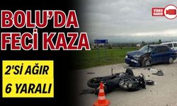 BOLU’DA FECİ KAZA: 2’Sİ AĞIR 6 YARALI