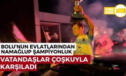NAMAĞLUP ŞAMPİYON TAKIMA COŞKULU KARŞILAMA