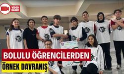 BOLU’DA ÖĞRENCİLERDEN ÖRNEK DAVRANIŞ