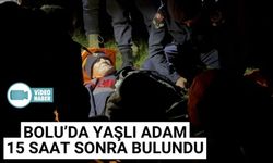 Bolu’da Kayıp Yaşlı Adam 15 Saat Sonra Ormanda Bulundu!