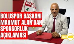 BOLUSPOR BAŞKANI ALAN'DAN SPONSORLUK AÇIKLAMASI