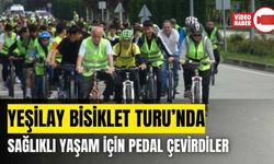 YEŞİLAY BİSİKLET TURU’NDA, SAĞLIKLI YAŞAM İÇİN PEDAL ÇEVİRDİLER