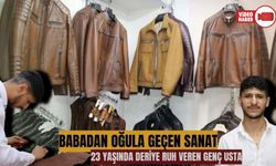 23 YAŞINDA DERİYE RUH VEREN GENÇ USTA