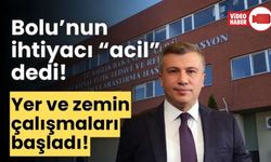 AK PARTİ BOLU İL BAŞKANI GÜNER, YENİ HASTANE İÇİN YER SEÇİMİ ÇALIŞMALARININ BAŞLADIĞINI SÖYLEDİ