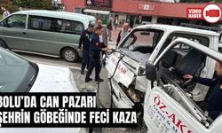 Bolu’da can pazarı şehrin göbeğinde feci kaza