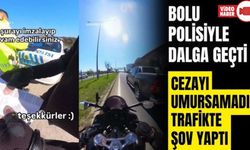 TRAFİK CEZASINA RAĞMEN TEHLİKELİ SÜRÜŞE DEVAM ETTİ: POLİSLE DALGA GEÇER GİBİ PAYLAŞTI