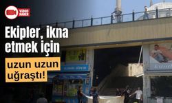 İNTİHAR ETMEK İSTEYEN ŞAHSI, EKİPLER İKNA YOLUYLA ENGELLEDİ