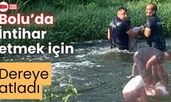 ÇAYA ATLAYAN ŞAHSI EKİPLER SON ANDA KURTARDI