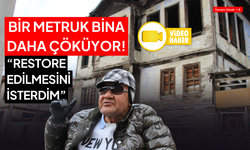 Bolu’da, yine metruk ahşap yapı çöktü!