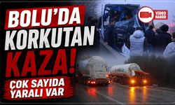 Yolcu midibüsü ile yakıt yüklü tır çarpıştı: 3 yaralı