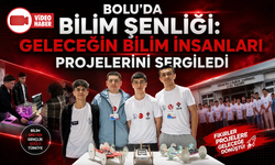Geleceğin bilim insanları projelerini kendi okulunda sergiledi