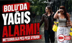 Bolu’da sağanak hayatı olumsuz etkiledi