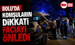 Bolu'da yemeği ocakta unutup uyuyakalan şahıs dumandan etkilendi