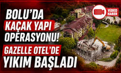 Kartalkaya’da 78 kişinin hayatını kaybettiği otelin sahibinin orman arazisine yaptığı kaçak yapı yıkıldı
