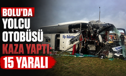 Bolu’da feci kaza:15 kişi yaralandı
