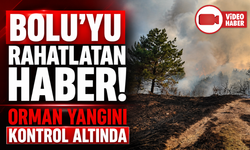Bolu'daki orman yangını kontrol altına alındı