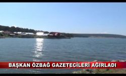 BAŞKAN ÖZBAĞ GAZETECİLERİ AĞIRLADI