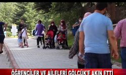 YKS STRESİNDEN KURTULMAK İSTEYEN ÖĞRENCİLER VE AİLELERİ GÖLCÜK'E AKIN ETTİ