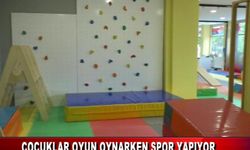 ÇOCUKLAR OYUN OYNARKEN SPOR YAPACAKLAR