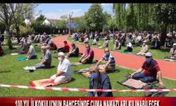 100. YIL İLKOKULU’NUN BAHÇESİNDE CUMA NAMAZLARI KILINABİLECEK