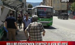 BOLU BELEDİYESİ’NDEN ÜCRETSİZ ULAŞIM MÜJDESİ
