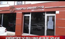 AÇIKÖĞRETİM'DE YAZ OKULU SINAVLARI ONLİNE YAPILACAK