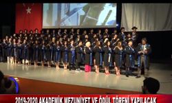 2019-2020 AKADEMİK MEZUNİYET VE ÖDÜL TÖRENİ YAPILACAK