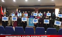 AK KADINLAR SUYUN ÖNEMİNE DİKKAT ÇEKTİ