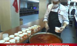 KARANTİNADAKİ VATANDAŞLARA HER GÜN SICAK YEMEK