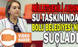 AYDIN SU TAŞKININDA BOLU BELEDİYESİ’Nİ SUÇLADI