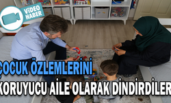 ÇOCUK ÖZLEMİNİ HEM BİYOLOJİK HEM DE KORUYUCU BABA OLARAK DİNDİRDİ