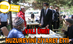 VALİ ÜMİT,  HUZUREVİ SAKİNLERİNİ UNUTMADI