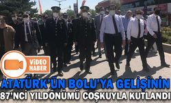 ATATÜRK’ÜN BOLU’YA GELİŞİNİN 87. YILDÖNÜMÜ KUTLANDI