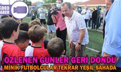 MİNİK FUTBOLCULAR TEKRAR YEŞİL SAHADA