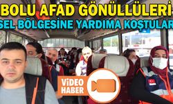 SEL BÖLGESİ BOZKURT’A 24 AFAD GÖNÜLLÜSÜ YOLA ÇIKTI