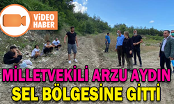 MİLLETVEKİLİ ARZU AYDIN, SEL BÖLGESİNE GİTTİ