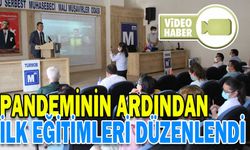 PANDEMİNİN ARDINDAN İLK EĞİTİMLERİ DÜZENLENDİ