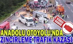ANADOLU OTOYOLU'NDA ZİNCİRLEME TRAFİK KAZASI: 1 ÖLÜ, 1 YARALI